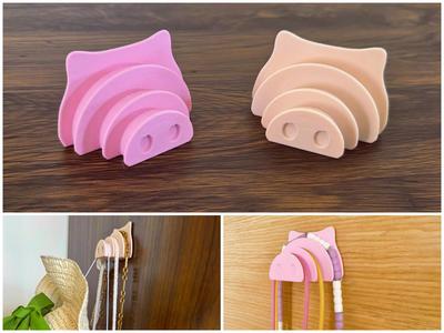 Cute Pig Nose Divided Hook | Bags, various rope storage