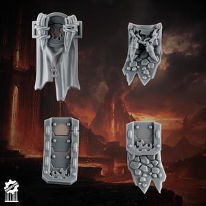 Emberforge loincloth set 1 - Fire lizards [Supported]