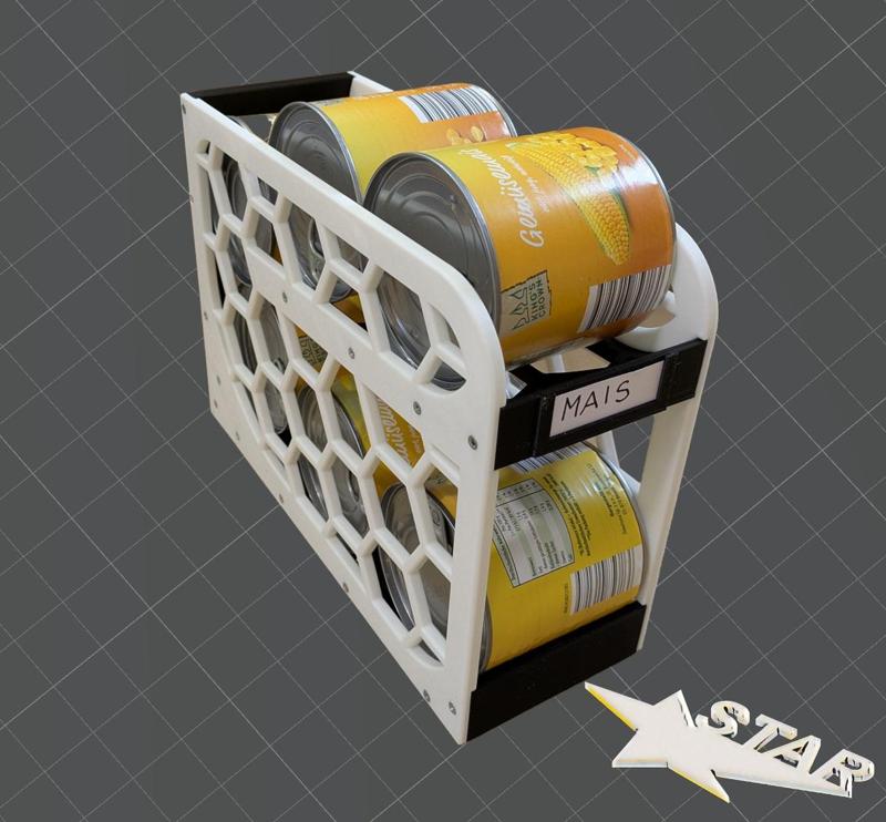 425ml Can storage dispenser "First in - First out" / Lebensmitteldosenlager