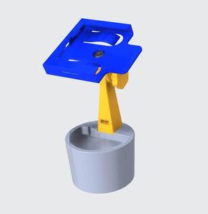 Samsung Galaxy S7 mount for VW Lupo Cupholder turnable (remix)