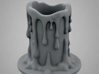 Halloween Melting Candle Pen Holder, Planter 