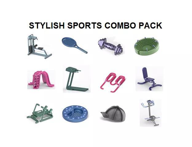 STYLISH SPORTS COMBO PACK 3D Model Collection