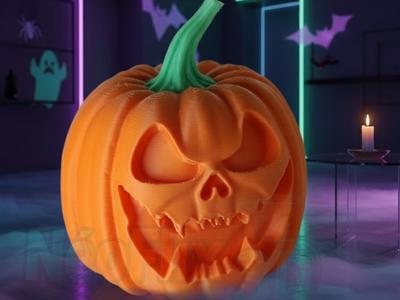 Scary Halloween Pumpkin