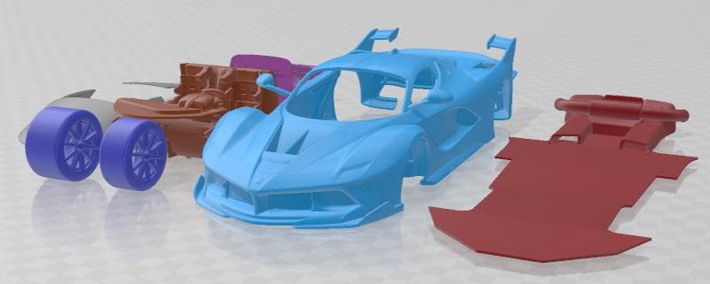 Ferrari FXX K 2015 Printable Car