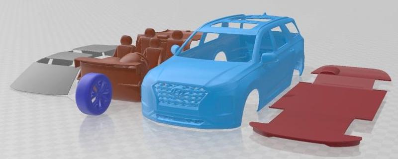 Hyundai Palisade 2020 Printable Car