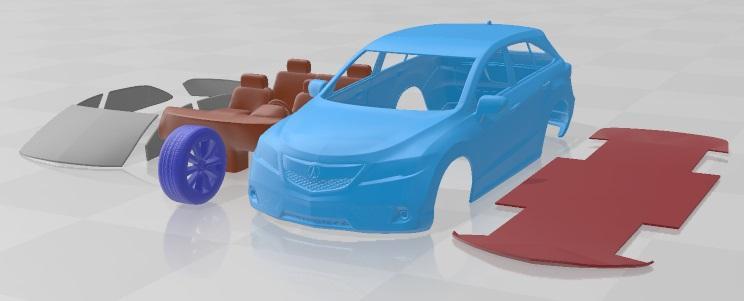 Acura RDX 2013 Printable Car