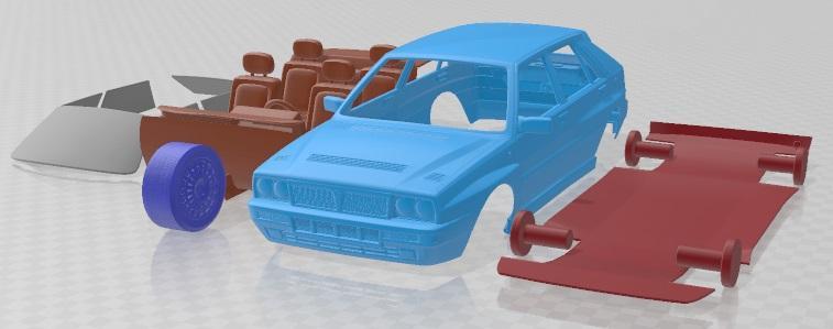 Lancia Delta Integrale 1992 Printable Car