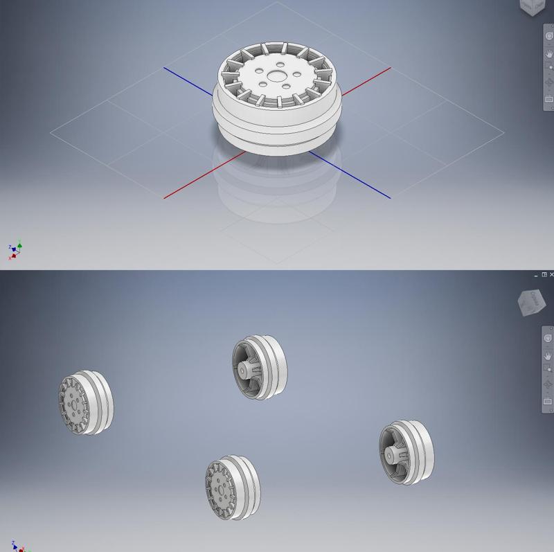 Reinforced Ø32mm Wheel for models