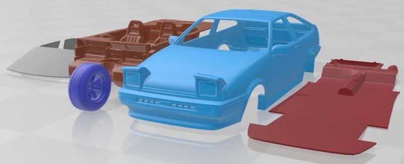 Toyota Sprinter Trueno GT Apex AE86 Printable Car