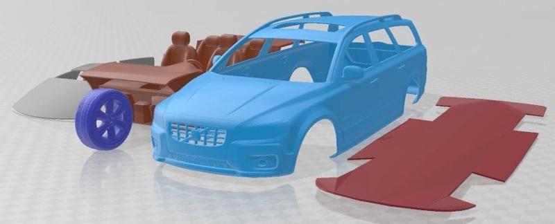 Volvo XC70 2008 Printable Car