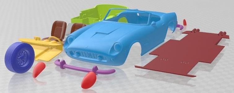 Ferrari 250 GT California Spyder 1958 Printable Car