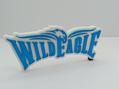 Wildeagle - theme park attraction logo.