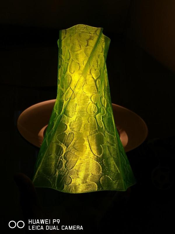 Velocity Painting Heart Vase 