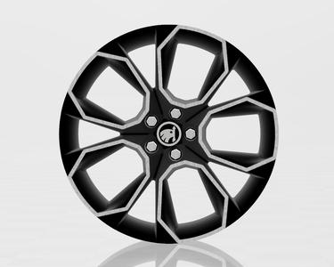 Skoda Octavia RS  wheels  for scale model 1/18 1/24 etc.