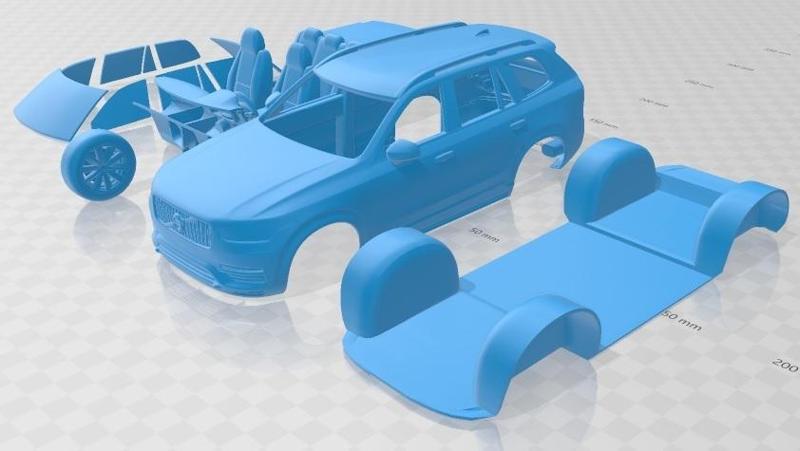 Volvo XC90 2015 Printable Car