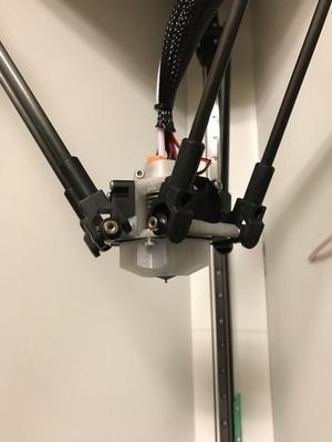Kossel Pro Delta E3D V6 End Effector Version 8
