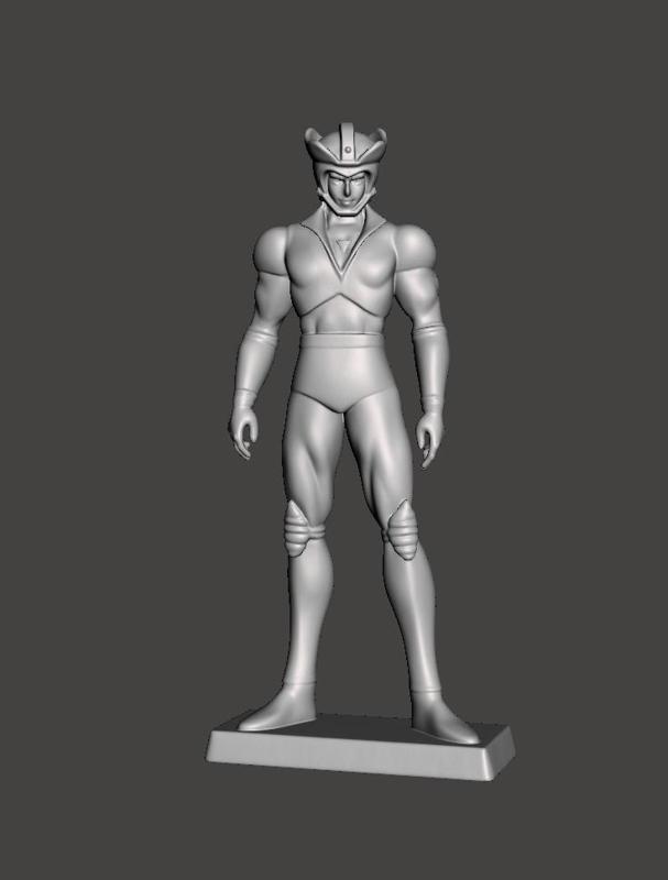 GREAT MAZINGER PILOT TETSUYA TSURUGI FAN ART FIGURE