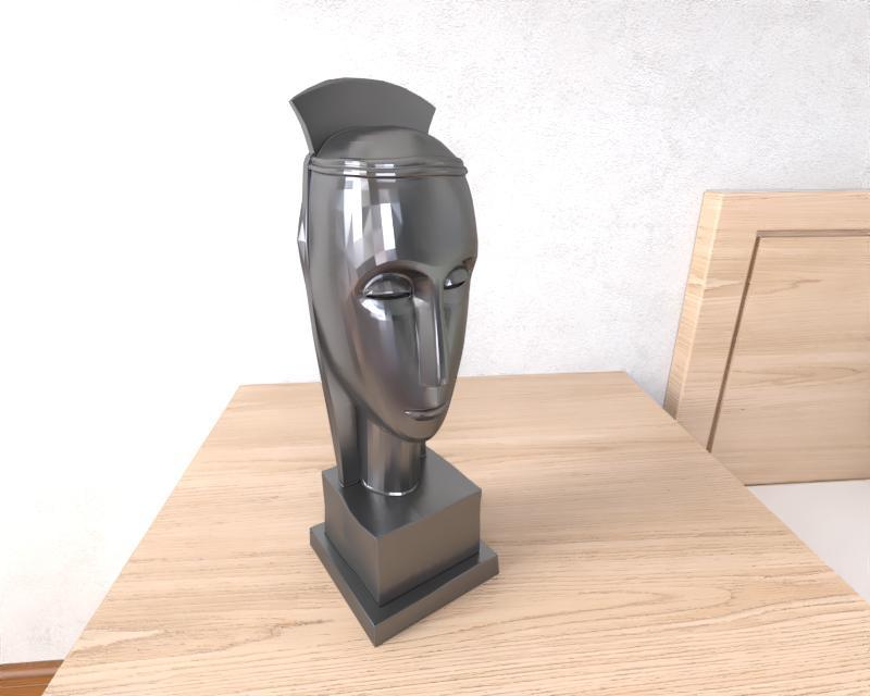 Human Head Sculpture