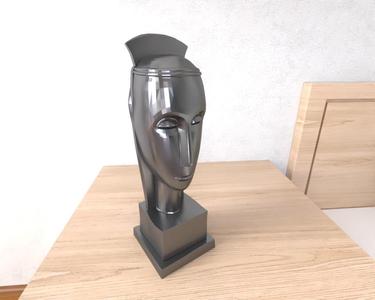 Human Head Sculpture