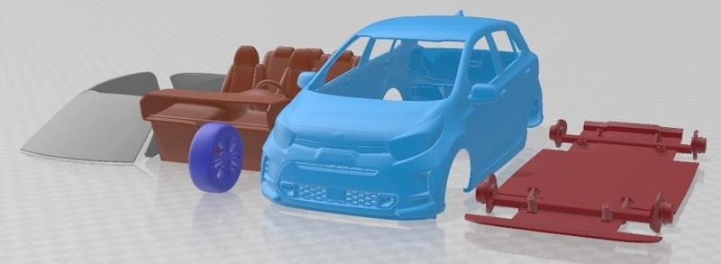 Kia Picanto GT Line 2021 Printable Car