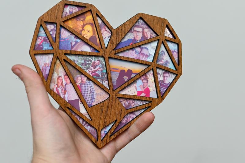 Photo frame, lasercut frame, romantic, love SVG, engraving, k40, laserengrave, gift, couple