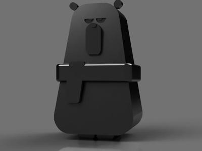 Falstaff, the bear from Duolingo