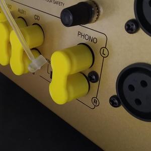 Cinch (RCA) Jack Covers – double / single (FreeCAD)