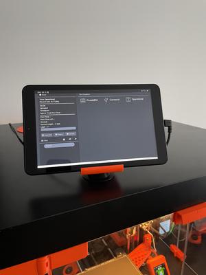 Lack Enclosure Rotating Tablet Stand