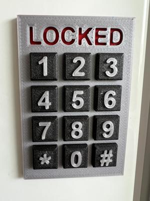 False security keypad