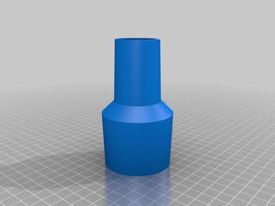 Dust Port Adapter, 1-1/4'' Vacuum Wand to 2-1/4'' Dust Port