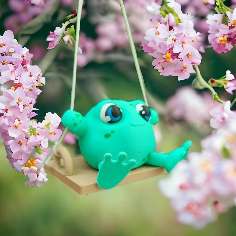 Frog on a Swing