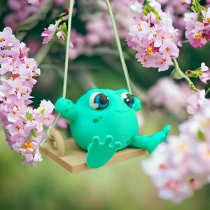 Frog on a Swing