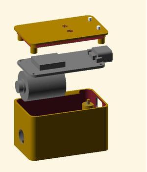 Enclosure for Electronic Cymbal Bluetooth Page-Turn Device Using ESP32 Devkit