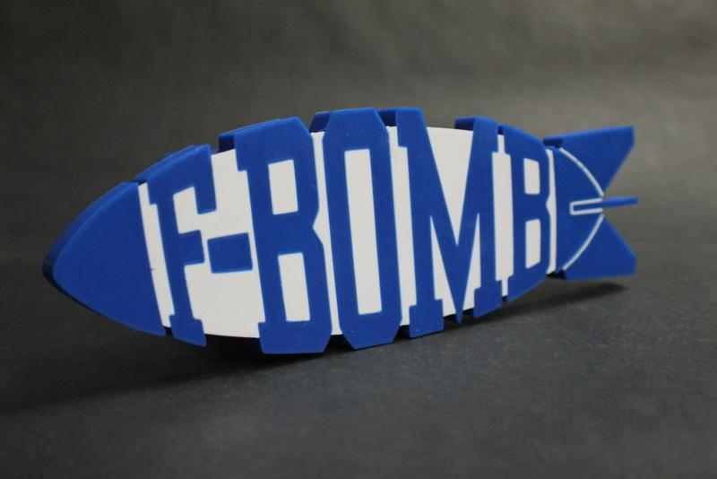 F-Bomb 2" Trailer Hitch Receiver Plug Cover