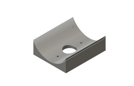 Adapter for attaching electric socket to an outdoor light pole