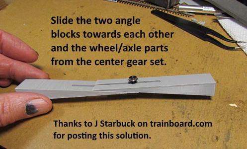 N Scale - Maybe others,  Loco Wheel/Axle Puller/Separator.....