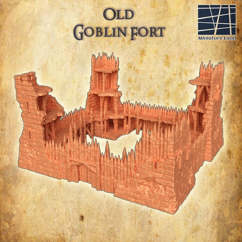 Old Goblin Fort 28 mm Tabletop Terrain