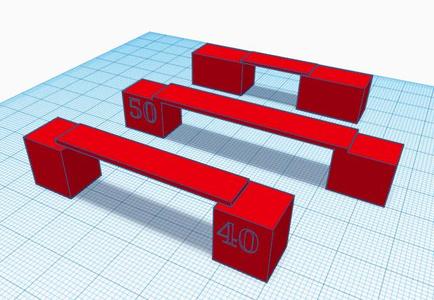 bridging tests (millimeters)