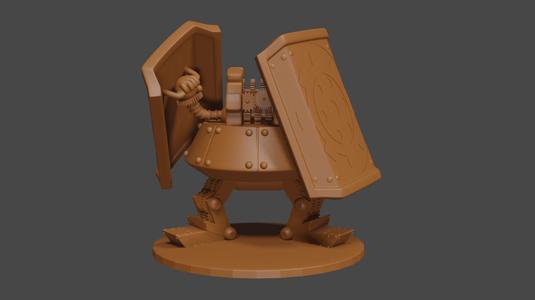 Yugioh inspired, Geargiarmor, Tabletop DnD miniature