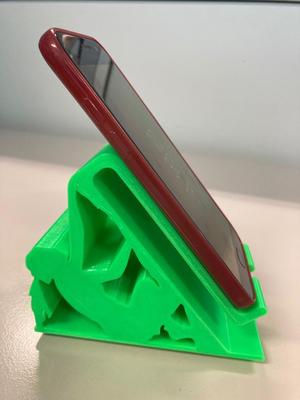STURDY Phone Stand with Woman Climbing Shape