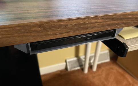 LG Slim Portable DVD Writer Under Desk Mount