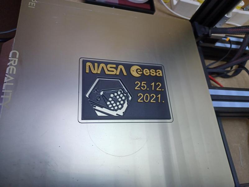 James Webb plate