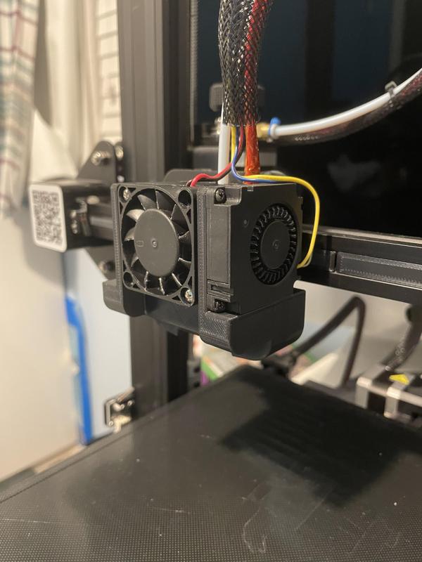 Dual 4010 Mini Satsana for Ender 3 V2 (Adjustable height)