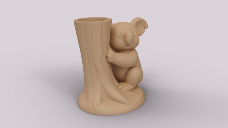 Cute Koala Desk Organizer
