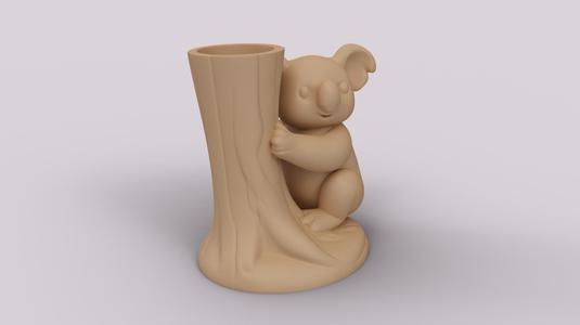 Cute Koala Desk Organizer