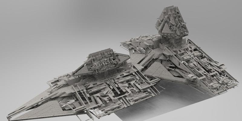 Ra Has Returned Sci-Fi City Tower ruin 3