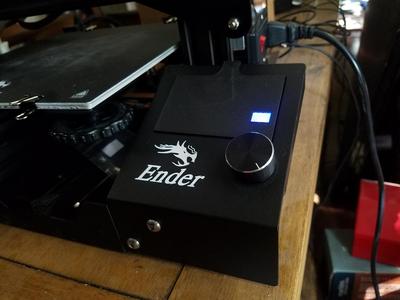 Ender 3 Screen Cover- Shows Print Percentage