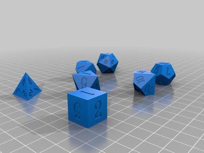 7 set dice