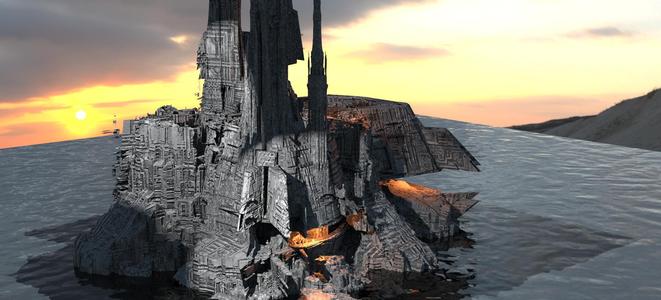 Big Mountain Sci fi Castle