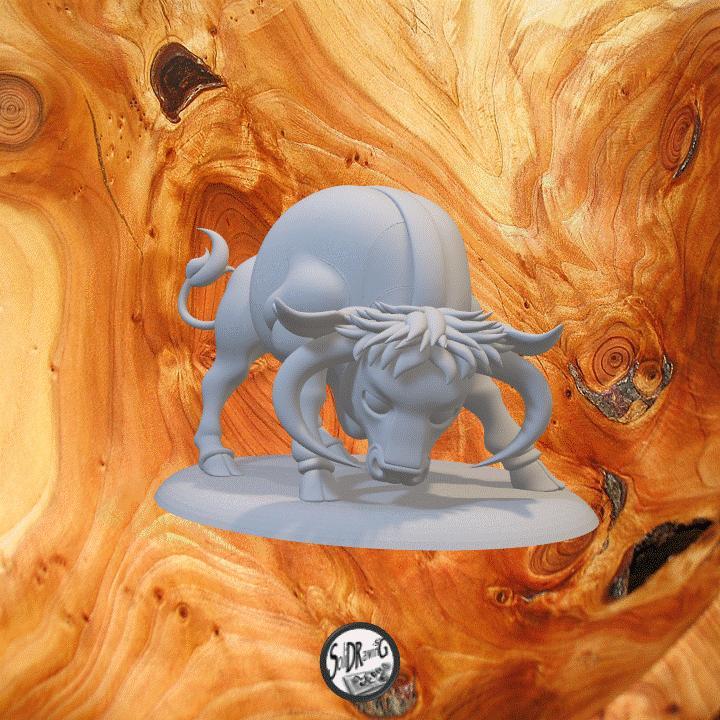 Stubborn Bull – SoliDRawinGs C157